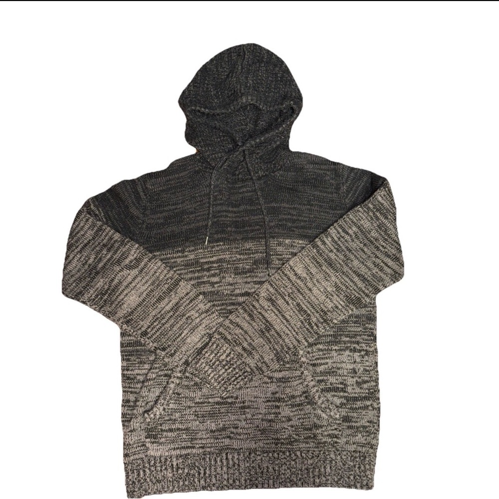 Retrofit Black And Gray Hoodie Size Medium Comfort Cozy Gorpcore Emo Goth Skater